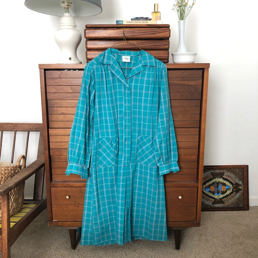 A Nancy Frock Vintage Plaid Dress